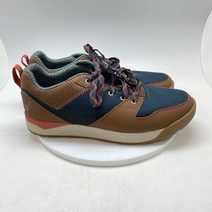 Forsake Banks Sneakers Mens 12.5 Brown Blue Leather Gorpcore Outdoor Trail Shoes